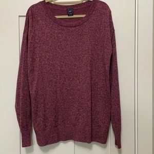 Gap TALL Marled Drop Sleeve Sweater Sweatshirt